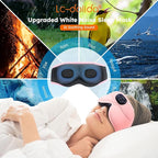 LC-dolida White Noise Sleep Mask, 3D Sleep Headphones - Image 2