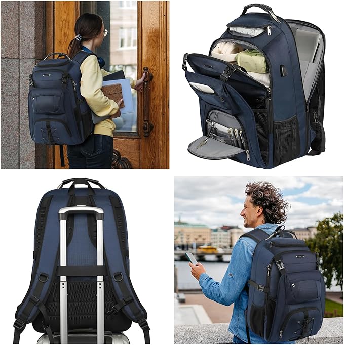 TSA Friendly Travel Laptop Backpack 18.4 inch XXXL Gaming Backpack - Image 2