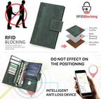 Top Grain Leather Travel Passport Wallet Holder - Image 7