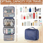 Elviros Hanging Toiletry Bag for Men Travel Essentials 3-in-1 Large Waterproof - Image 5