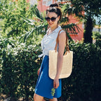 Peicees Crochet Beach Bag For Women Summer Tote Bag Boho Shoulder Bag - Image 6