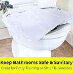 Biodegradable Half-Fold Toilet Seat Covers 250Pk. Self-Flushing, Disposable - Image 3