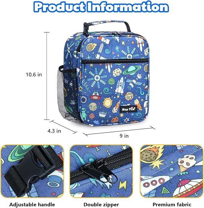 Hap Tim Insulated Lunch Bag Women, Reusable Lunch Box - Image 5