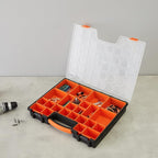 Amazon Basics 19-Removable Compartment Organizer, 16.5 x 13.2 x 2.4 inches - Image 2