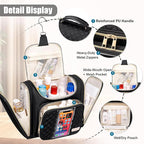 Travel Toiletry Bag for Women, Hanging Toiletry Bag, Bathroom Bag Portable - Image 4