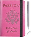 Passport Holder Cover Wallet Travel Essentials RFID Blocking Leather Card Case by PASCACOO