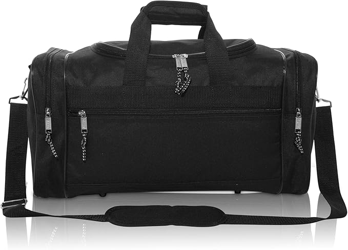 DALIX 17" Blank Duffle Bag Duffel Bag Travel Size Sports Durable Gym Bag - Image 2