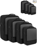 4 PCS Set Compression Packing Cubes by SDGFUI