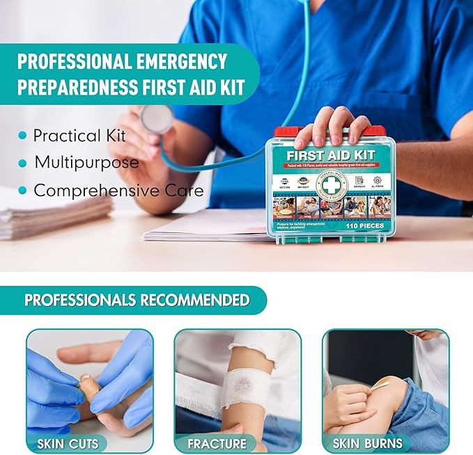 General Medi 110 Pieces Small First Aid Kit - Image 5