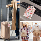 2 Pack Floral Luggage Tag for Suitcase - Image 2