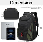 Boavan Laptop Backpack for men, 17.3 inch Laptop Bag - Image 2