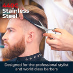 Saki Ha Professional Hair Shears Set 6.0 Inch - Includes Hair Scissors, Thinning Shears and Razor - Handmade from Japanese Steel