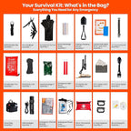 Emergency Survival Kit with First Aid Gears and Supplies - Image 2
