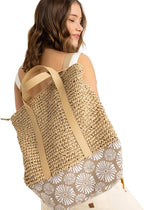 Roxy Women's Beach Tote Bag | Travel | Vacation | Straw | Lightweight | - Image 2