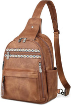 FADEON Large Sling Bag for Women, Leather Crossbody Purse Designer Anti Theft - Image 9