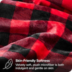 Bare Home Textured Fleece Blanket - Image 3