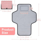 Accmor Portable Diaper Changing Pad, Waterproof Baby Changing Mat, Foldable - Image 6