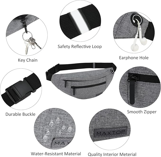 MAXTOP Large Crossbody Fanny Pack - Image 4