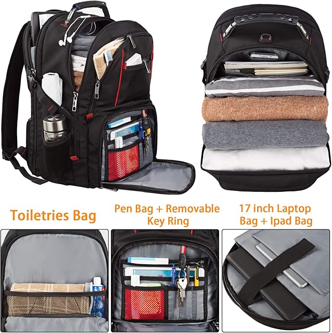 LTINVECK Travel Laptop Backpack, Extra Large Backpack - Image 3
