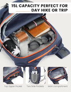SKYSPER 15L Lightweight Small Hiking Backpack - Image 2