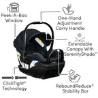 BOB Gear Wayfinder Travel System, Infant Car Seat and Stroller Combo - Image 4