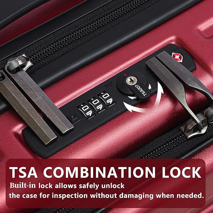 TydeCkare 20 Inch Carry On Luggage - Image 5