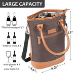 Tirrinia Insulated Wine Gift Carrier Tote - Image 4