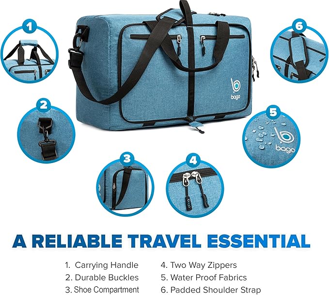 Bago Large Foldable Duffel Bags - Image 3