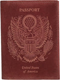 LEATHER VILLAGE Leather Passport Holder Cover – Travel Wallet by LeatherVillage