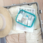 PACKISM Clear Makeup Bag, 2 Pack Upgrade Color-Edged TSA Approved Toiletry Bag - Image 7