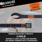 ORANGEE 4 Pack Motorcycle & Bike Luggage Straps 20" - Image 5