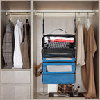 Suitcase Organizer, Travel Luggage Organizer Portable Hanging Travel Shelves - Image 7