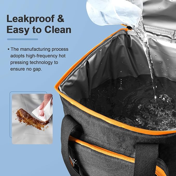 Odoland Cooler Backpack, 30 Cans Insulated Leak-Proof Cooler Bag - Image 6