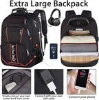 Travel Laptop Backpack, Extra Large 18.4 inch Gaming Laptop Backpacks - Image 3