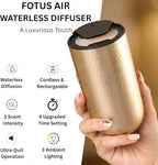 Waterless Essential Oil Diffuser – Portable Cordless Aromatherapy Diffuser for Home, Car & Office – 3 Mist Levels - 4 Timer Modes - 15ml Oil Capacity - USB-C Rechargeable