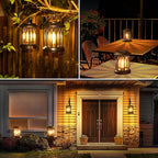 WdtPro Solar Lanterns Outdoor Waterproof, Upgraded Bright Hanging Solar Lights - Image 4