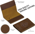 BIAOTIE Premium Leather Passport Holder Covers, Rfid Travel Wallet Passport - Image 2