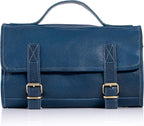 KomalC Premium Buffalo Leather Hanging Toiletry Bag Travel Dopp Kit - Image 3