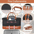 Weekender Bag for Women, Travel Duffel Bag Carry On Overnight Bag - Image 6