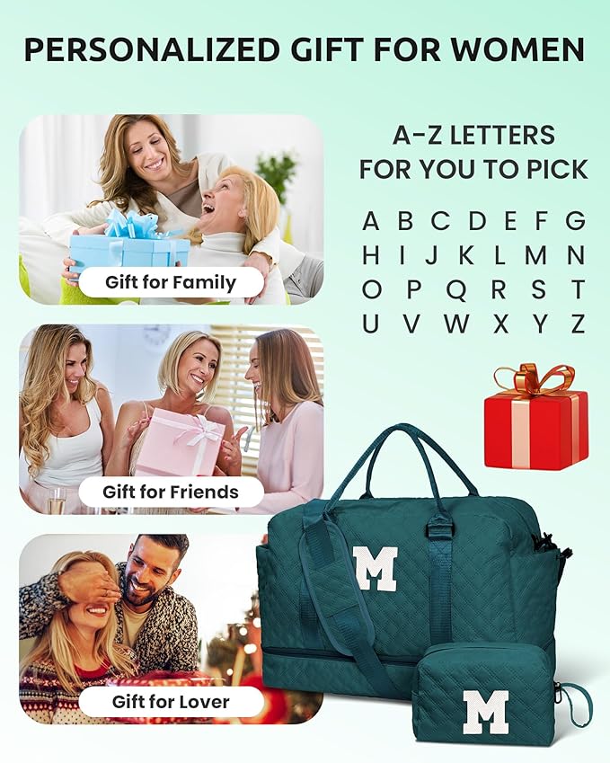 Teenage Girl Gifts 8-10-Initial Travel Bag - Image 2