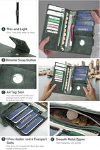 Top Grain Leather Travel Passport Wallet Holder - Image 6