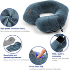Rewondah Neck Pillows for Travel, Inflatable Travel Pillow, Inflatable Neck - Image 4