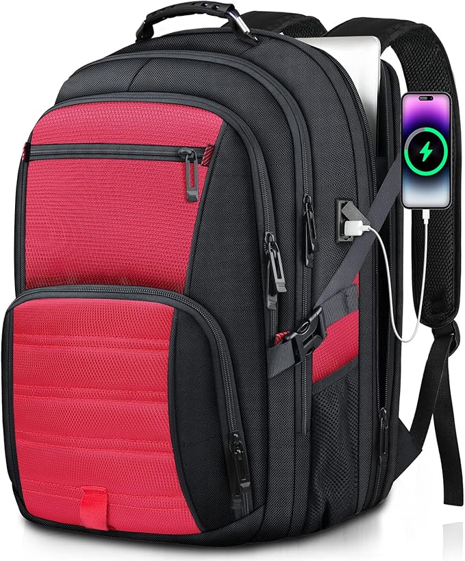 50L Extra Large Backpack, Laptop Backpack, Travel Backpack by TAZBUZO