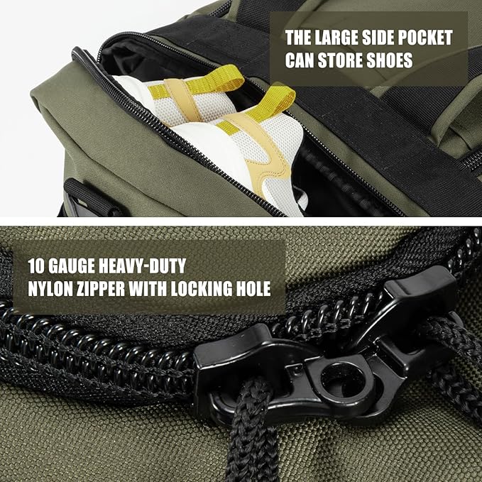 Large Duffle Bag, Gym Bags For Men Weekend Bag For Women Travel Backpack Carry - Image 4