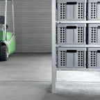 Clax® crate | folding box | basket | 48 qt | grey - Image 6