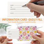3 Pcs Luggage Tag for Suitcases, Flowers Hippie Wavy Swirl Checkered Leather - Image 4