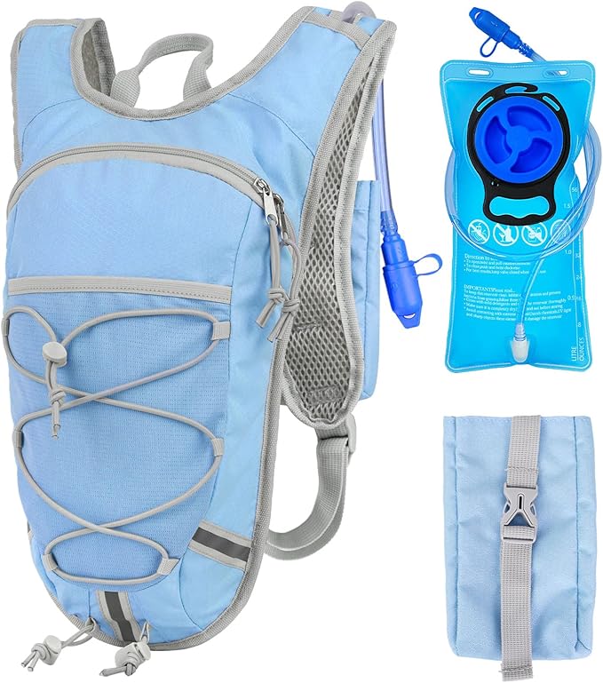 Lightweight Hydration Backpack 2L Water Bladder Pack by Devonwide