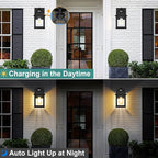 Solar Porch Lights Outdoor, Solar Sconce Lights Outdoor - Image 4