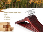 StorageWorks Wooden Hangers 30 Pack, Wood Coat Hanger - Image 3