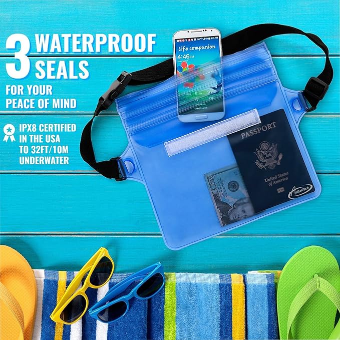 AiRunTech Clear Fanny Pack Waterproof, Beach Cruise Ship Essential Accessories - Image 4